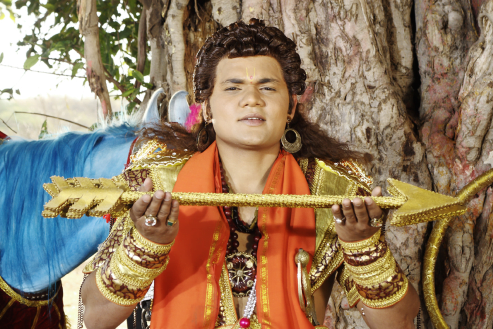 Barbareek, the legendary warrior with three heads and divine prowess, stands as a symbol of courage and mystique in Hindu mythology.