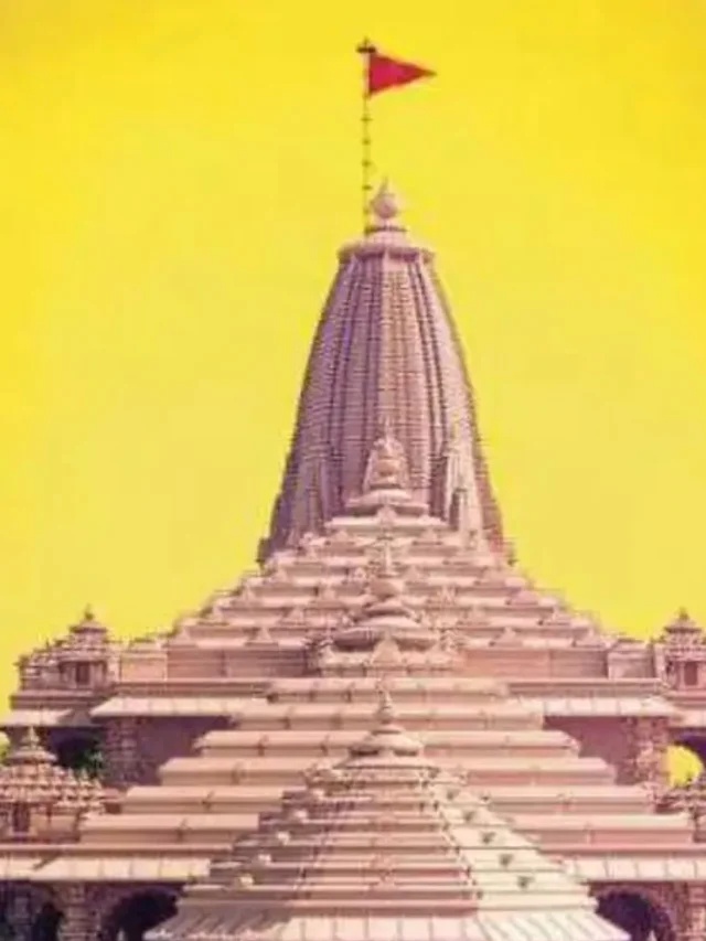 राम मंदिर में लगा पहला सोने का दरवाजा